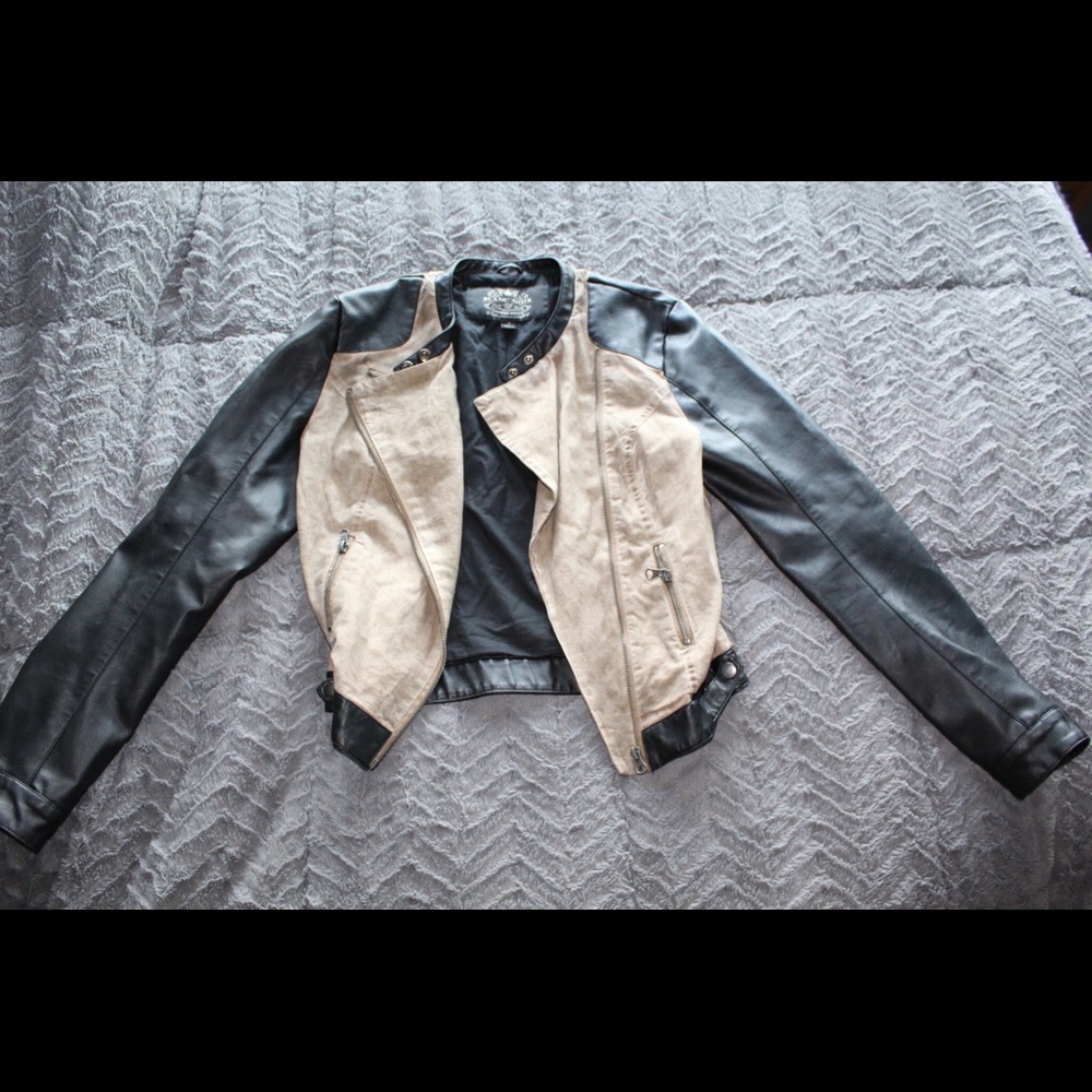 Blanc Noir leather jacket